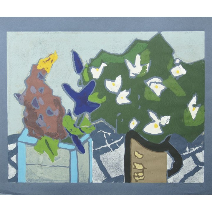 Klaus Fußmann "Lupine und Jasmin" - Bild 1