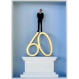 Volker Kühn "Ich stehe zu meinem Alter" | Original 3D-Bild inkl. Rahmen - Bild 2