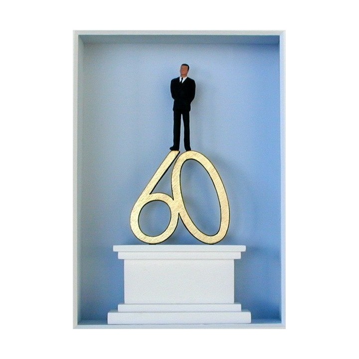 Volker Kühn "Ich stehe zu meinem Alter" | Original 3D-Bild inkl. Rahmen - Bild 2