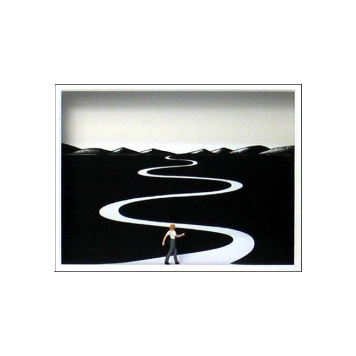 Volker Kühn - Auf dem richtigen Weg - Original im Rahmen - Bild 1